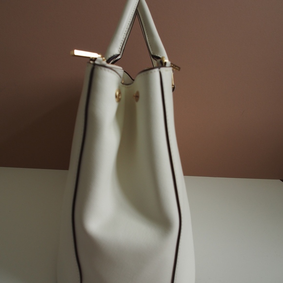 Tory Burch Robinson Double Zip-New IvoryLarge - Picture 3 of 8